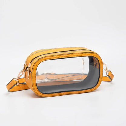 Game Day Stadium Clear Oval Crossbody Bags Queens Designs
