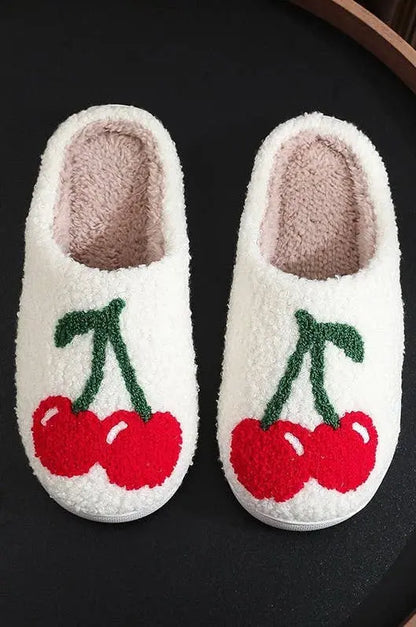 SOFT PLUSH MUSHROOM HEART RAINBOW WARM SLIPPERS | 40SP014 JOSSLYN by wall to wall