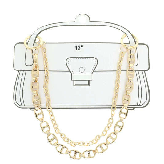 Dual-Strand Pop-Top Bag Chain SP Sophia Collection